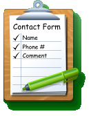 Contact Form Name Phone # Comment